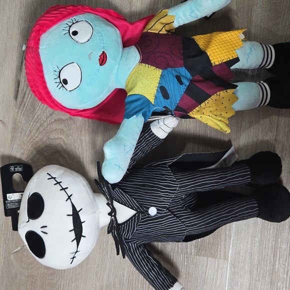Disney Other - NBC set of 2 Sally Jack 16"